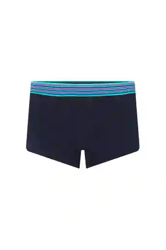 Panty Bóxer De Algodón Premium (6089) Azul Oscuro M