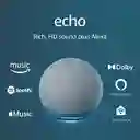 Amazon Nuevo Echo 4 Gen Smart Home Hub, Alexa Sonido Premium - Azul