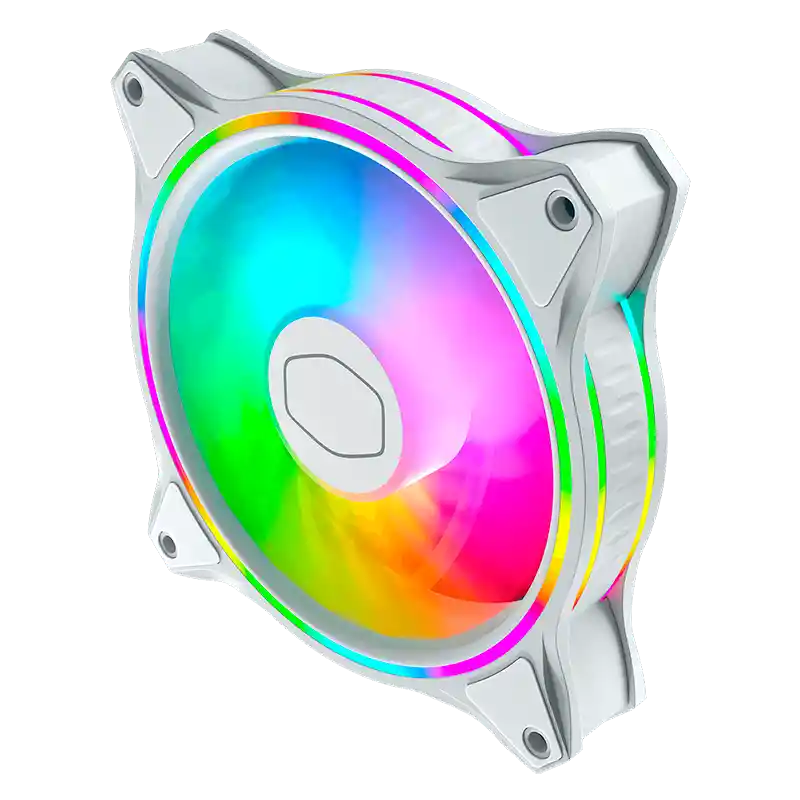 Ventilador Cooler Master Masterfan Mf120 Halo Rgb (blanco)