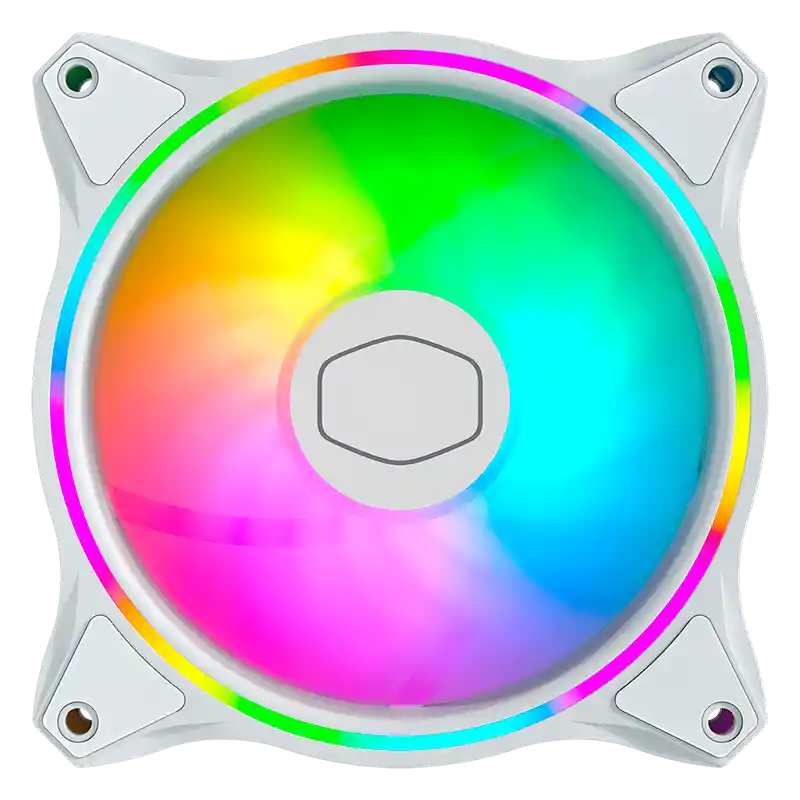 Ventilador Cooler Master Masterfan Mf120 Halo Rgb (blanco)