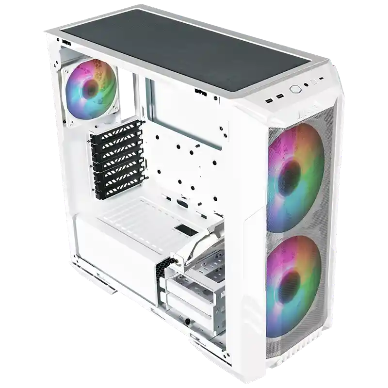 Caja E-atx Cooler Master Haf 500 Argb (blanco)