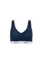 Brasier Deportivo Sin Varillas De Poli-algodón Premium (021071) Azul Oscuro 38b