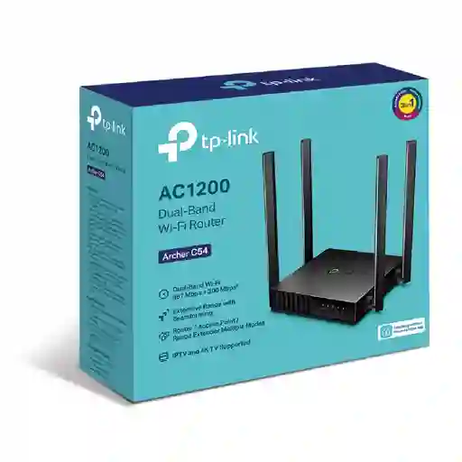 Tp-LinkRouter Extensor Wifi Archer C50 Banda Dual Ac1200