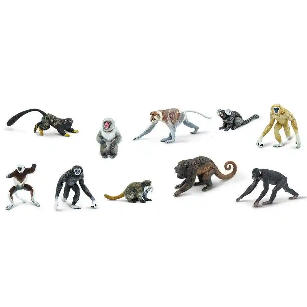 Figuras De Animales Primates De Colección Niños Y Niñas