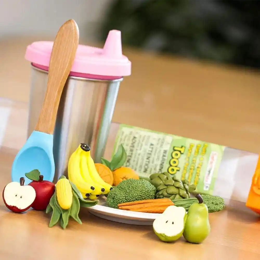 Tubo De Frutas Y Verduras Coleccionables Niños Y Niñas