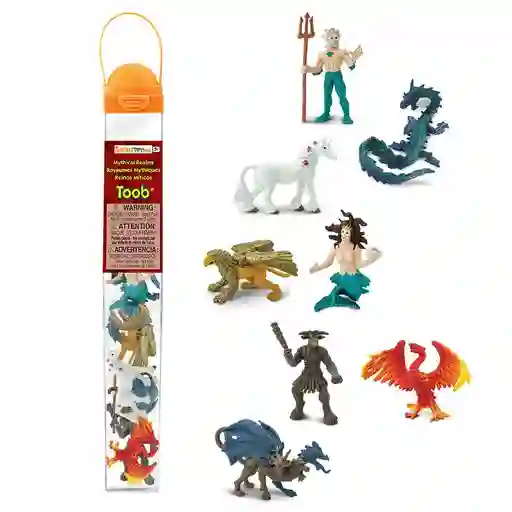 Tubo De Reinos Miticos Coleccionables Niños Y Niñas