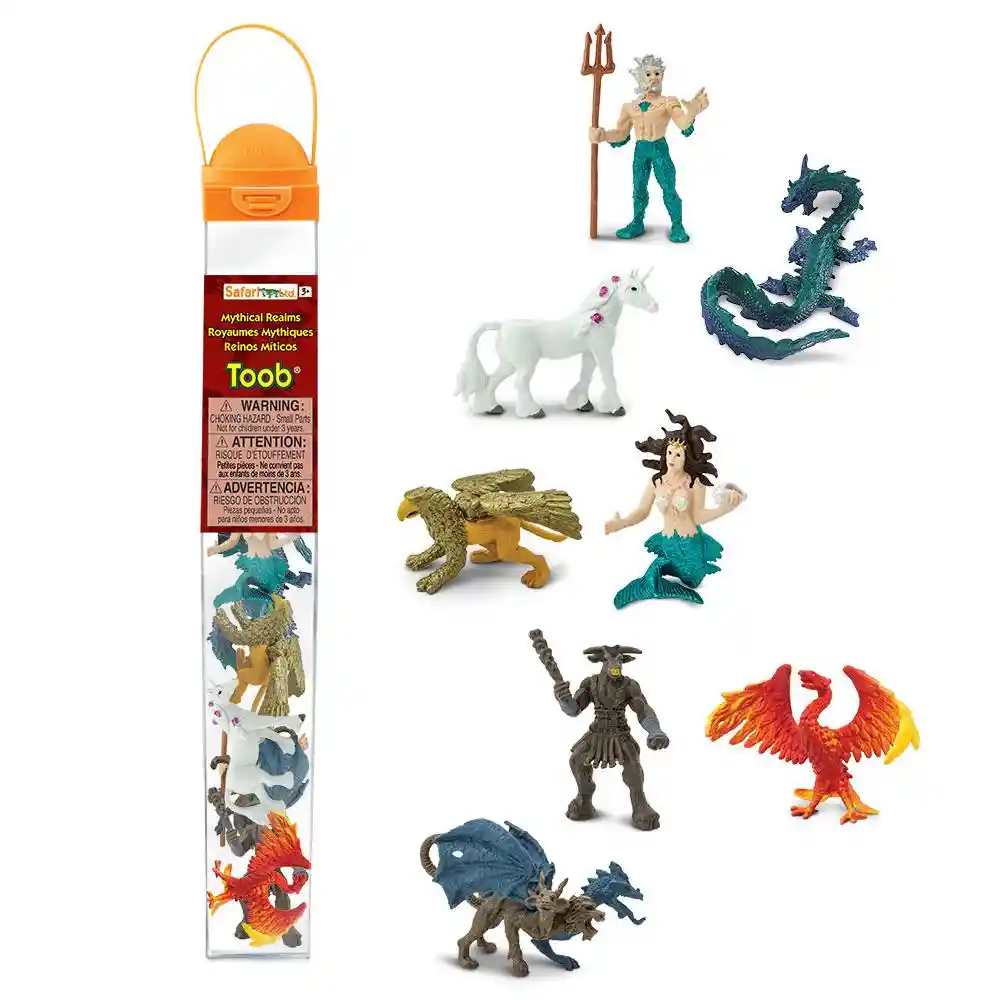 Tubo De Reinos Miticos Coleccionables Niños Y Niñas