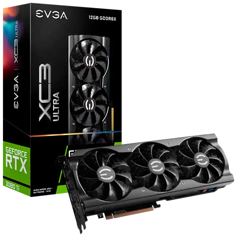 Tarjeta De Vídeo Evga Geforce Rtx 3080 Ti Xc3 Ultra Gaming 12g