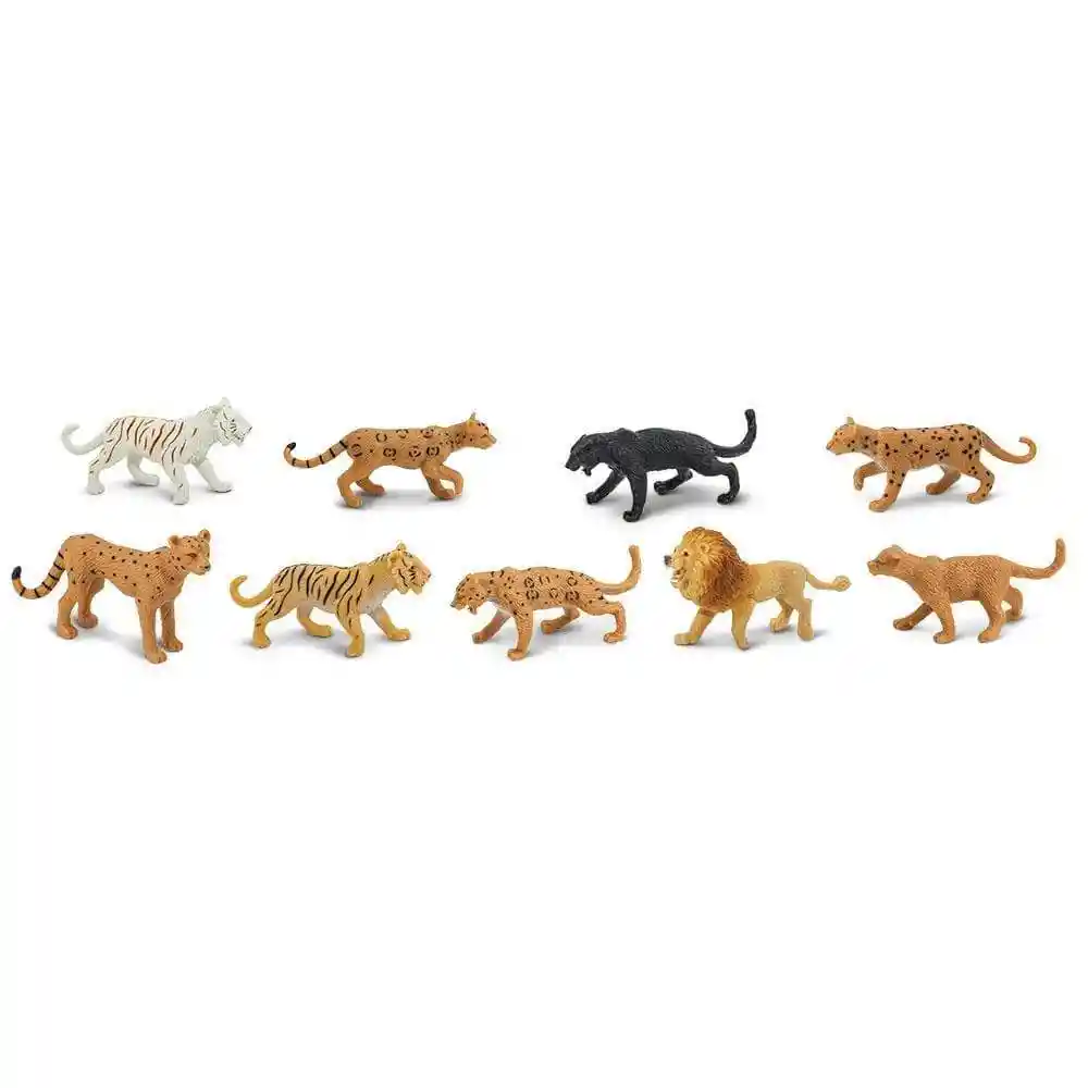 Tubos De Animales Grandes Felinos Colección Niños Y Niñas