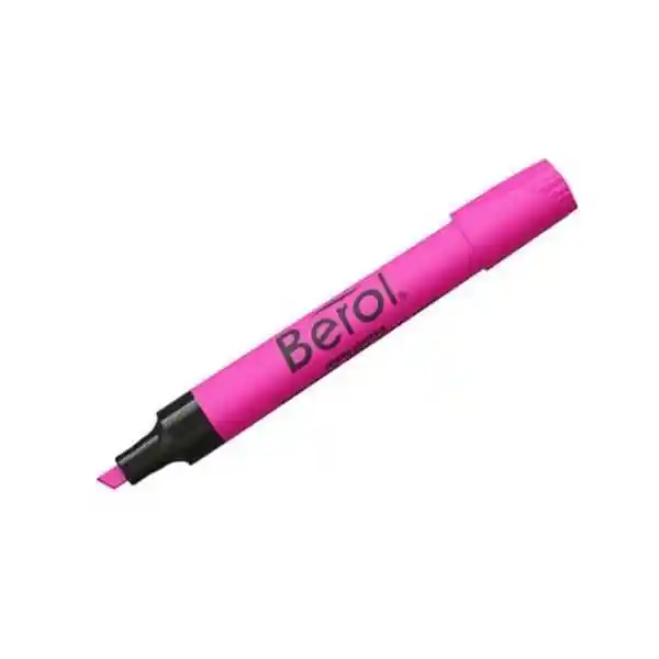 Resaltador Berol Rosado