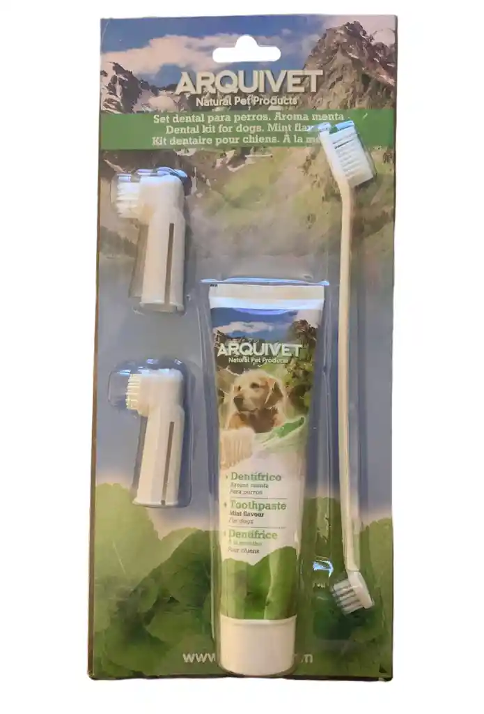 Kit Dental De Menta Para Perros