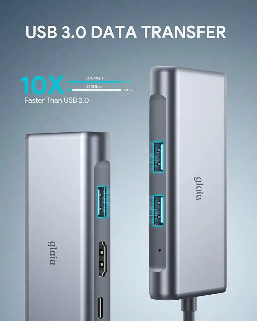 Adaptador Usb C A Hdmi Ethernet Usb Macbook Windows
