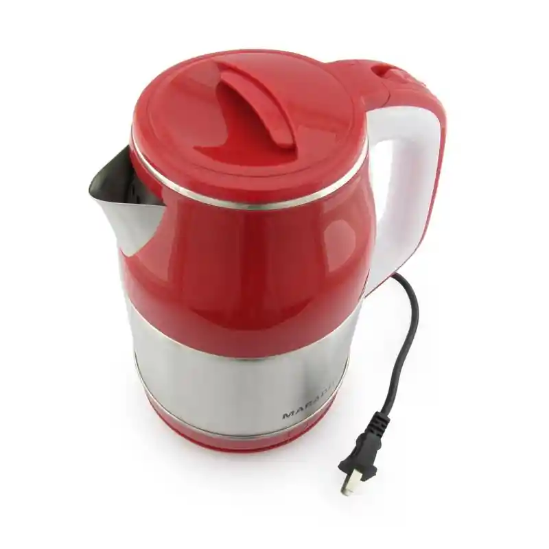 Tetera Eléctrica Hervidor De Agua Color Rojo