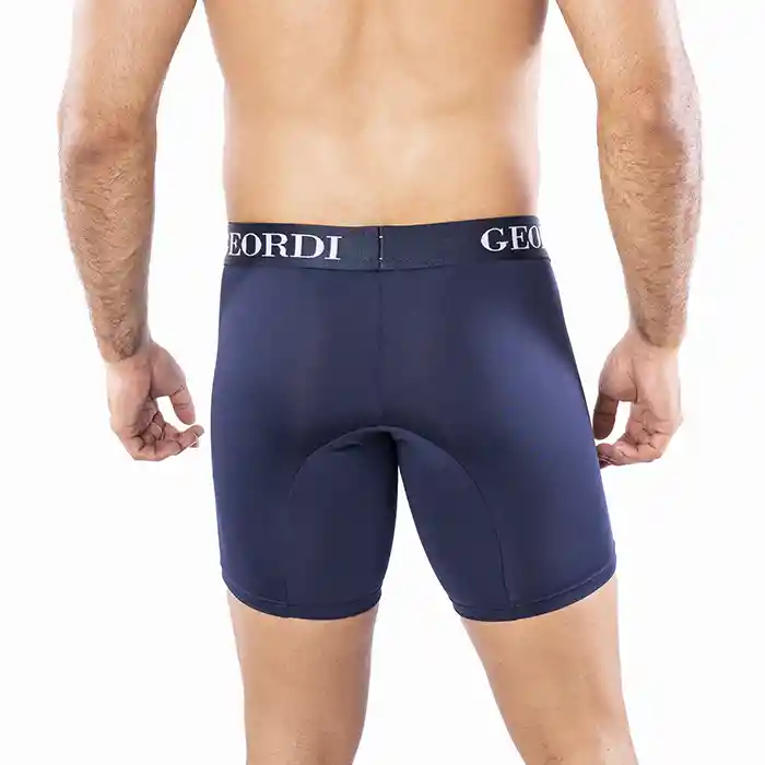 Bóxer Largo De Microfibra Premium (gg03a5) Azul Oscuro L