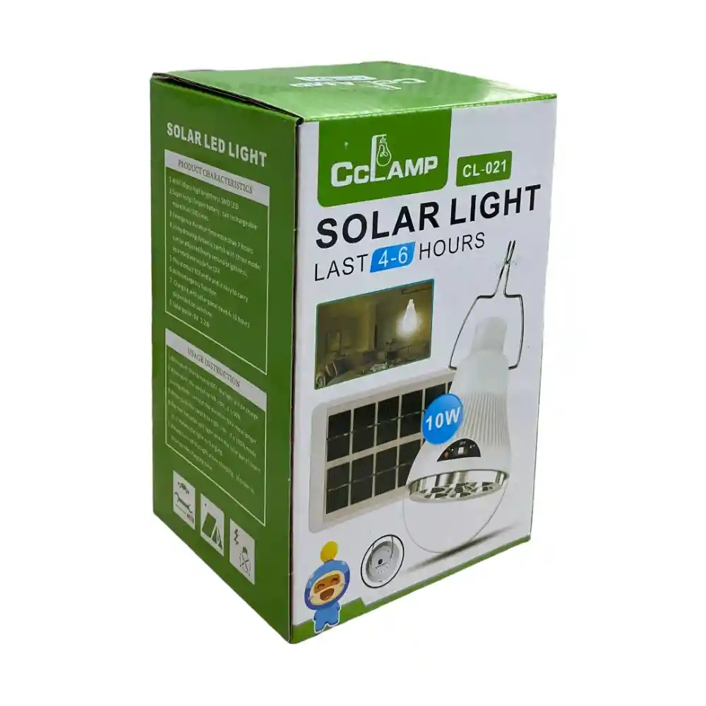 Lampara Led Solar Recargable Cl-021