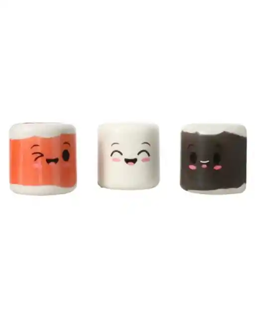 3-piece Squishy Sushi Sensory Toy Set