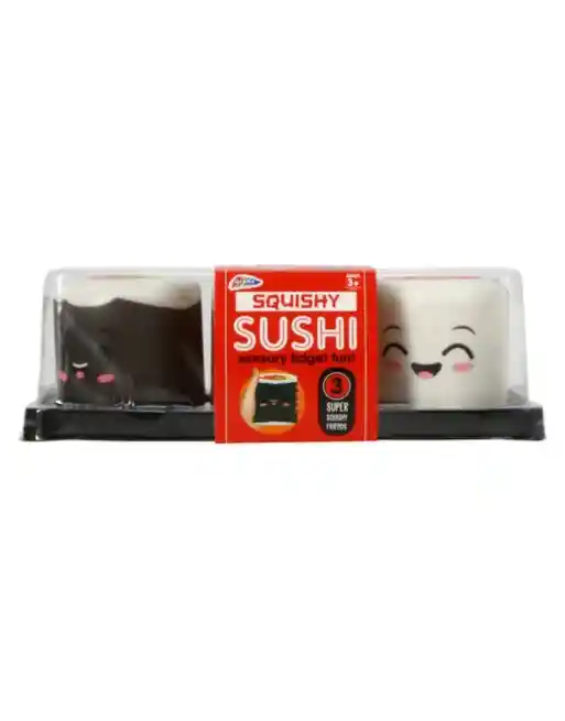 3-piece Squishy Sushi Sensory Toy Set