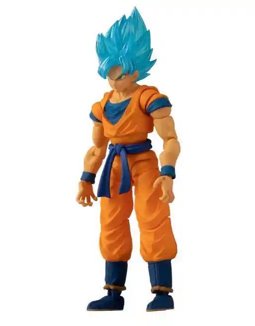 Super Figura De Accion Dragon Ballevolution De Bandai Goku Blue