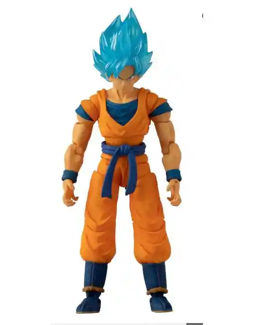 Super Figura De Accion Dragon Ballevolution De Bandai Goku Blue