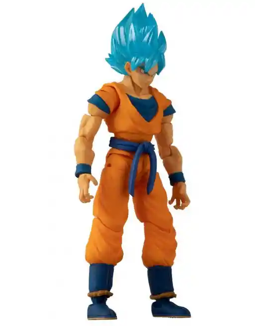 Super Figura De Accion Dragon Ballevolution De Bandai Goku Blue