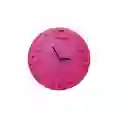 Reloj De Pared Alto Relieve Pequeño Color Fucsia