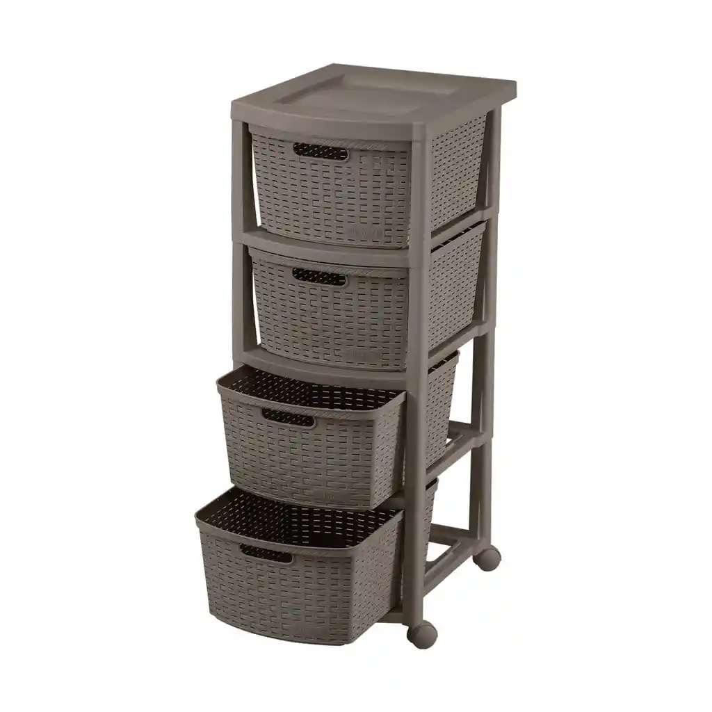 Cajonero Rattan 4g Mocca Rimax