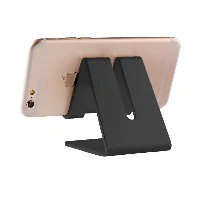 Soporte Porta Celular Para Celular O Tablet Tri Color Negro