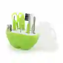 Set Manicure Manzana X8 Accesorios Color Verde