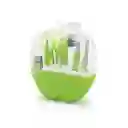 Set Manicure Manzana X8 Accesorios Color Verde