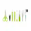 Set Manicure Manzana X8 Accesorios Color Verde