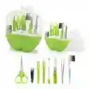 Set Manicure Manzana X8 Accesorios Color Verde