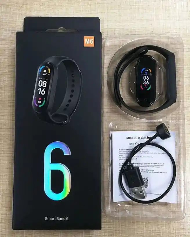 Xiaomi M6 Smartwatch Mi Band 6 Versión Replica