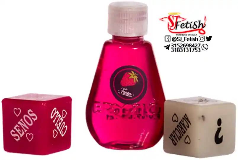 Aceite Corazon 13ml Fresa Con Dados
