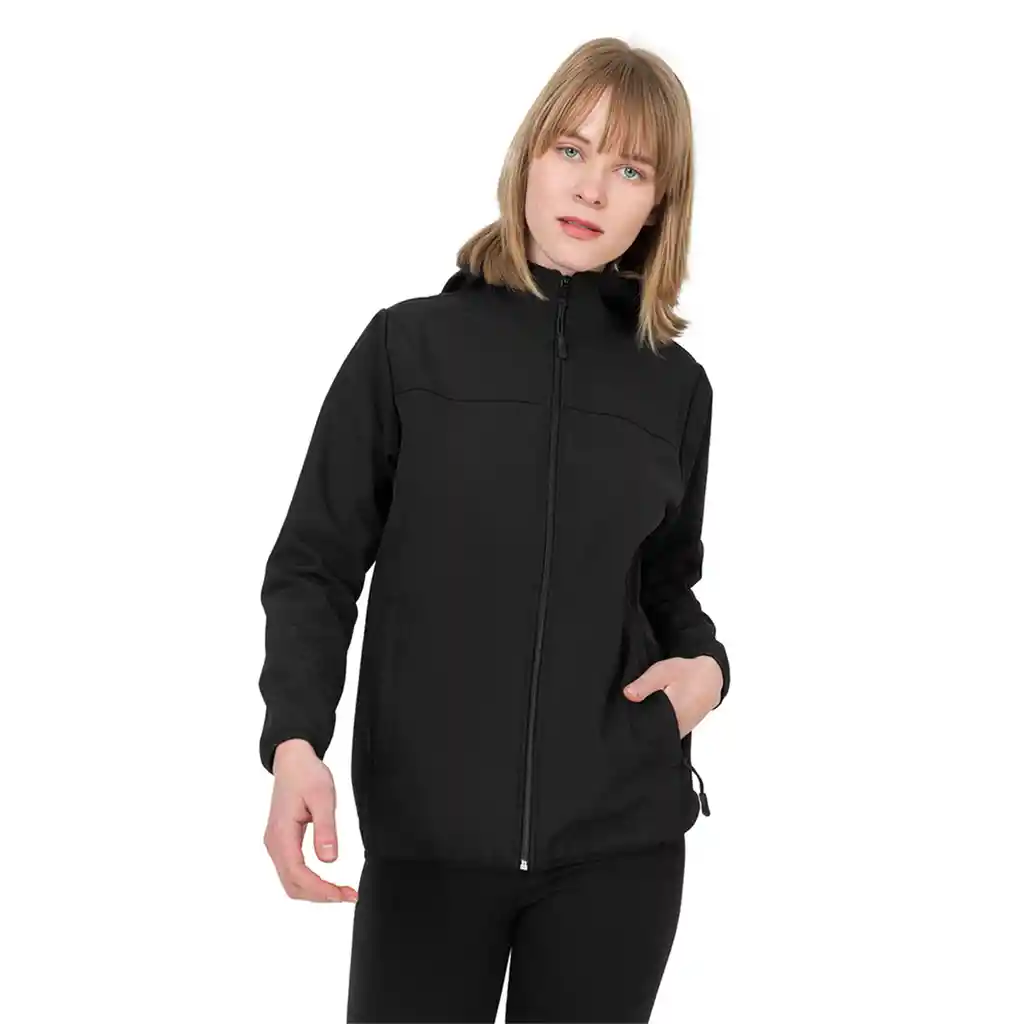 Chaqueta Softshell Mujer Rumania Negro Talla S