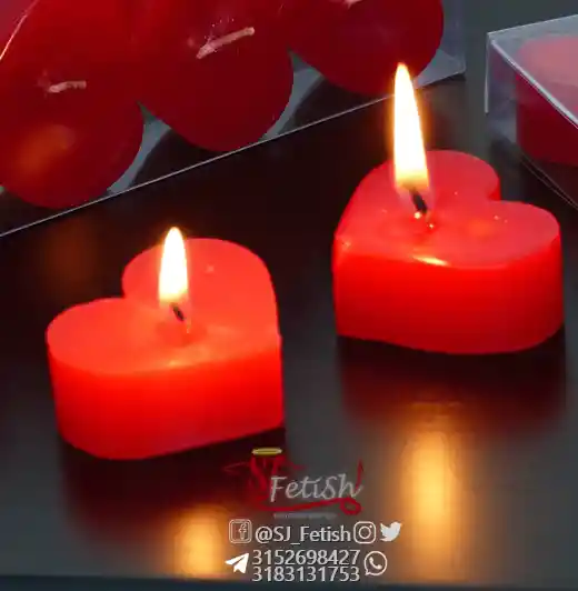 10 Velas Decorativas En Forma De Corazón Con Aroma
