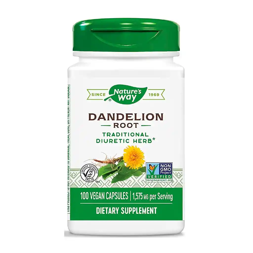  Natures Way Diente De León 1575 Mg 100 Capsulas 
