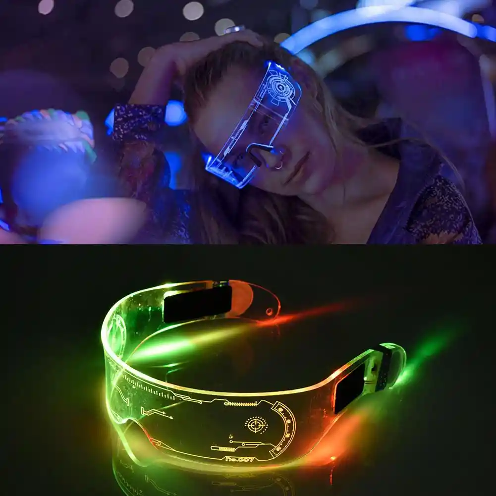 Gafas Luminosas Led De Colores Para Fiesta