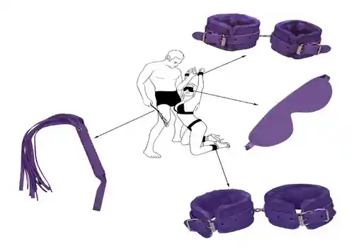 Sex Shop Bondage Kit Sado Completo