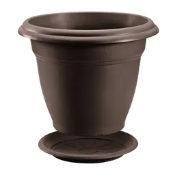 Matera Redonda Con Plato Wengue 50 Cm