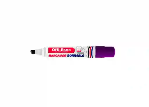 Marcador Borrable Morado Offi Esco Oe-510