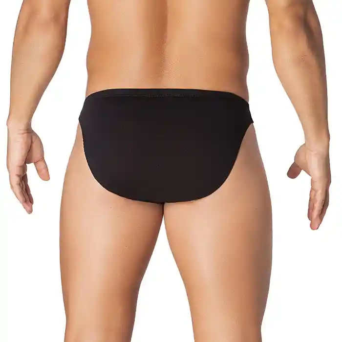 Tanga De Algodón Peinado Premium (2164) Negro