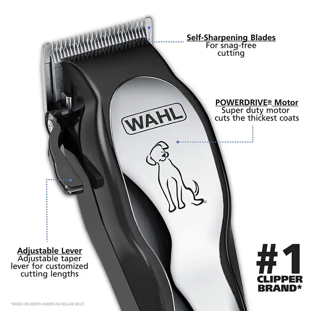 Kit Maquina De Peluqueria Canina Wahl Pet Pro 12 Accesorios