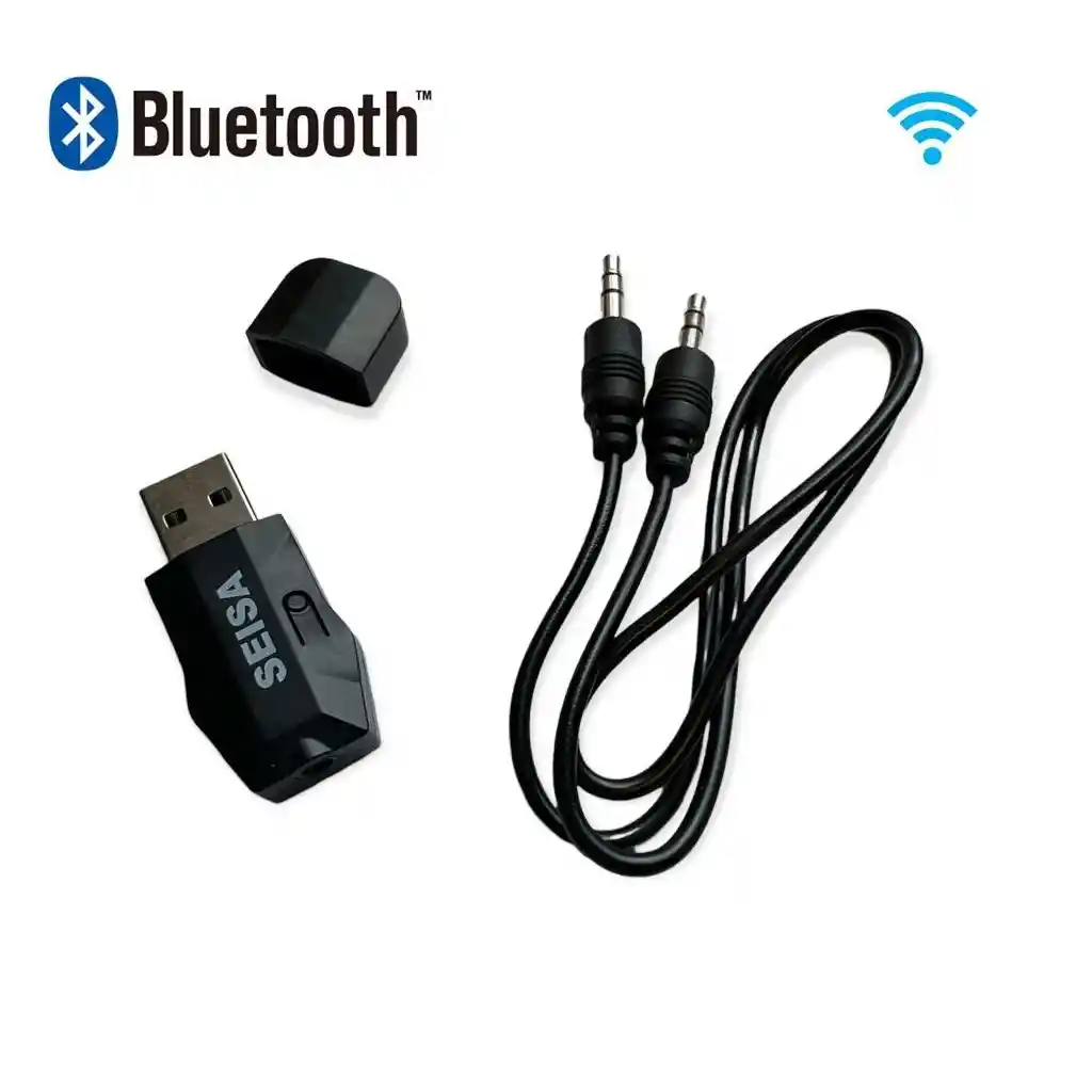 Receptor De Audio Bluetooth Usb Estéreo Mini Plug 3.5 Mm