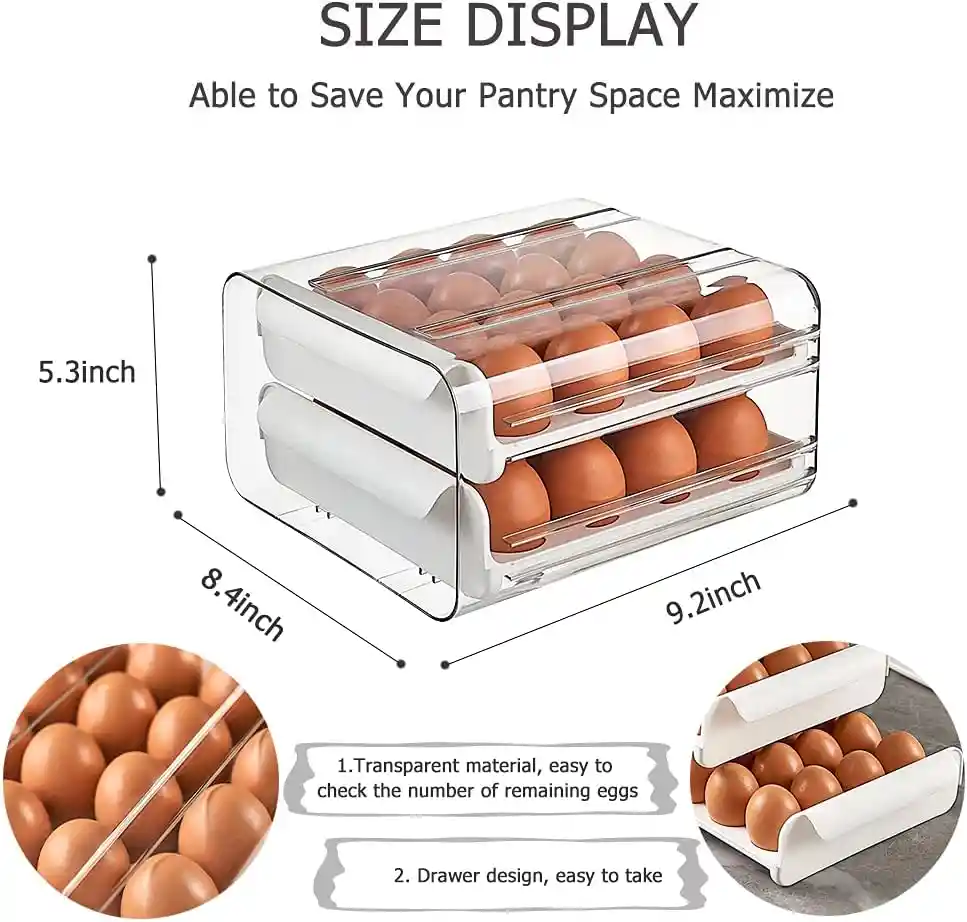 Organizador De Almacenamiento De Huevos Soporte Para Huevos De 32