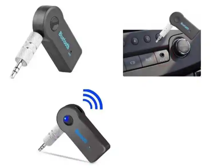 Adaptador Receptor Bluetooth Carro Recargable Aux Equipo