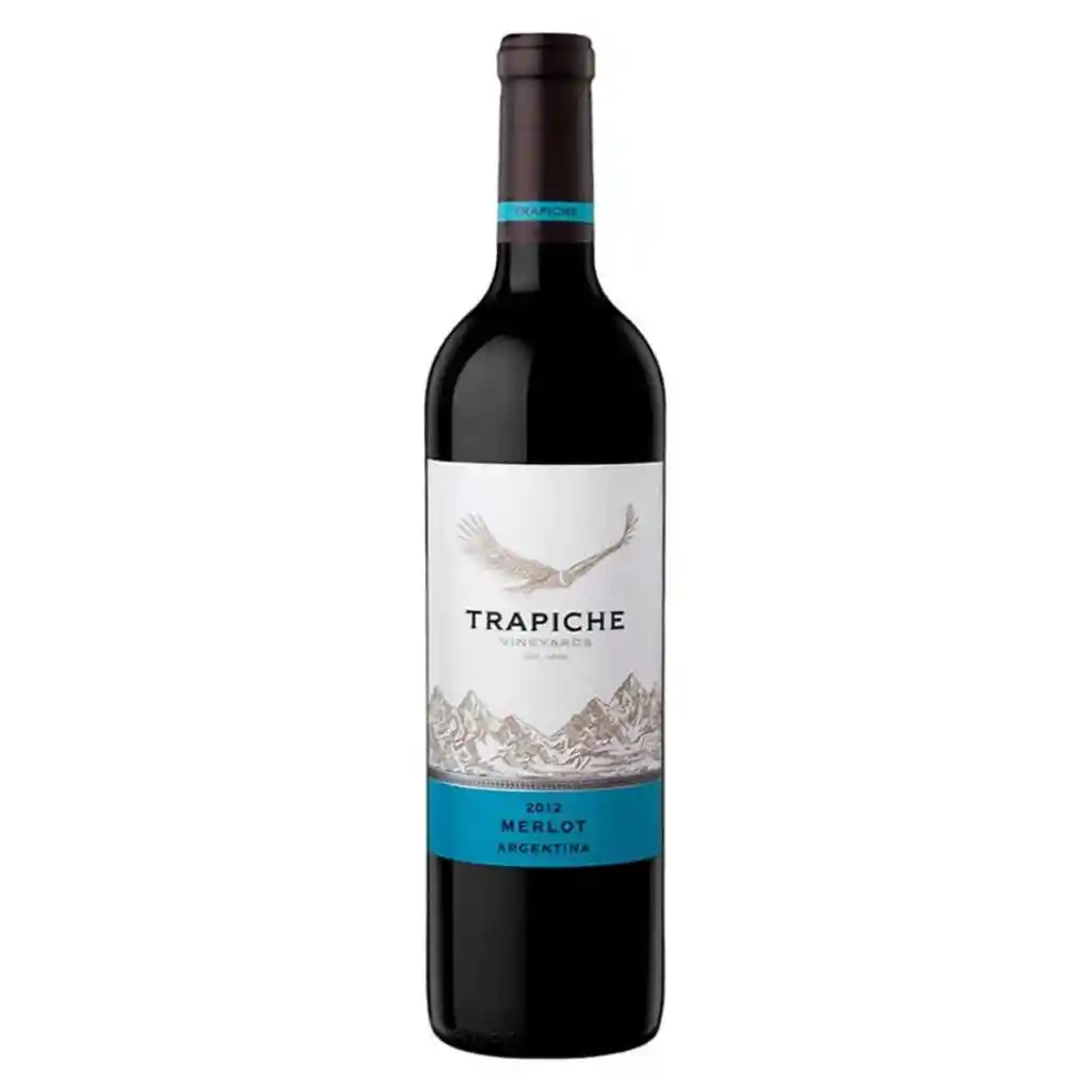Vino Tinto TRAPICHE Merlot Botella 750 Ml