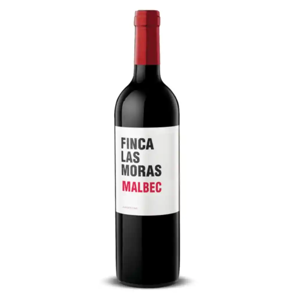 Vino Tinto LAS MORAS Malbec Botella 750 Ml