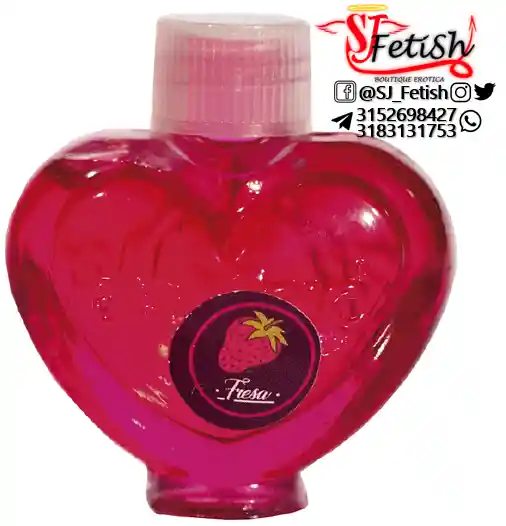 Aceite Corazón 24ml Fresa