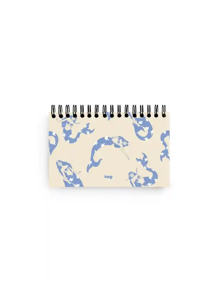 Cuaderno Sin Línea 80 Hojas Argollado Tapa Dura Toy
