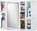 Gabinete Para Baño Con Espejo Blanco Rimax